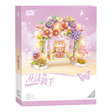 LoZ 春日玩趣積木 1042個, 多色, 1盒