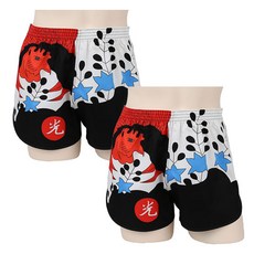 Yes Plus 透氣卡通漫畫四角內褲 2件組