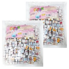PUSAN 雜錦彈珠口香糖 Set 150, 可愛造型多種水果口味，每份3.96公克, 594g, 2袋