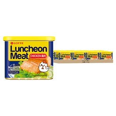LOTTE 樂天 雞肉午餐肉 原味, 24罐, 340g
