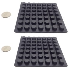 3M 범폰 미끄럼방지 스티커 검정 A0024 49p, 2개, 블랙