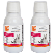 MEN FOR SAN 寵物液態保健品 皮膚保健，成分溫和不刺激，毛髮健康柔亮, 2瓶