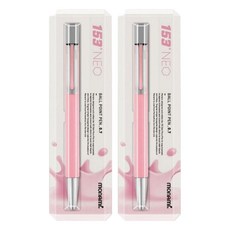 monAmi 153 NEO 奶昔原子筆, 草莓牛奶, 2個