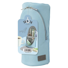 SMA.STA 可立式手機架筆袋, 藍色, 1個