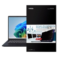 YADI 亞第 插卡隱貼 16 : 10 水之鏡防窺片 ASUS Vivobook 14 M1407KA專用 PF4PPB-W140 14吋, 1個