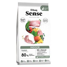 Dibaq Sense 森仕 貓用 WI80室內貓無穀貓糧, 兔肉, 1.5kg, 1袋