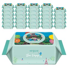 페넬로페 본보야지 에펠 아기물티슈 캡형, 75g, 70매, 40개