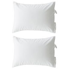 라뽐므 노르빅 호텔 베이직 베개솜 + 베개커버 리본형 세트, 퓨어화이트 + 어반화이트, 2세트