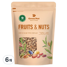 그린너트 햇 호두, 200g, 6개