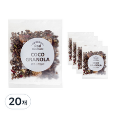 코코미 리얼 그래놀라 블랙 시리얼, 30g, 20개