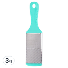 썸즈마인 양면 스테인레스 발각질 제거기 블루, 100g, 3개, 1개입
