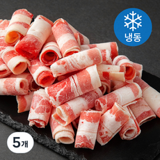 SAVOR 미국산 블랙앵거스 우삼겹 바로구이 (냉동), 500g, 5개