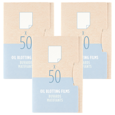 THE FACE SHOP 菲詩小舖 每日美妝工具薄膜吸油麵紙, 50入, 3個