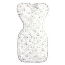 OhBabyLying 夏季薄款蝶形包巾, 灰色小刺蝟