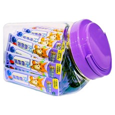 Cat Glory 驕傲貓 色色泥 鮮紫鮪魚藍莓 50包入, 15g 貓咪零食, 1.2kg, 1桶