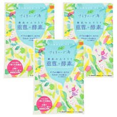 CHARLEY 雪之元 碳酸+酵素草本入浴劑 微碳酸 含植物精油, 50g, 3包
