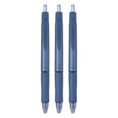 PILOT 百樂 Acroball T系列 輕油筆, 時尚霧面光澤, 0.3mm, 經典輪胎紋筆握, 海軍藍, 3支