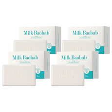 밀크바오밥 유아용 맞춤 세탁비누, 150g, 4개