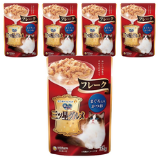 unicharm pet 銀湯匙 三星美食 細嫩口感貓餐包, 鮪魚 + 鰹魚, 35g, 5包