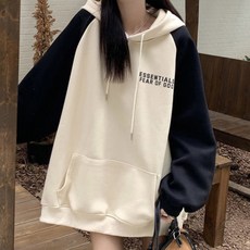 MEICHEL Heriel 單色拼接拉克蘭連帽T恤 11497