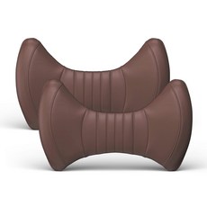 AIMBAN 汽車蝴蝶結腰枕 第3代, 波爾多棕, 2個