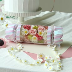 Beautiful Deco Sense 香皂花蘇打汽水糖果花束糖果袋花束, 粉紅色, 1個