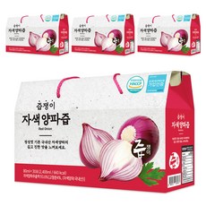 즙쟁이 자색양파즙, 4박스, 2.4L