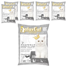 Aatas Cat 加冕貓 活性碳 優質可凝結紙貓砂 7L, 6包