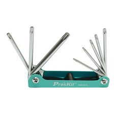 Pro'sKit 寶工 摺疊型內六角扳手組 7支, 1組
