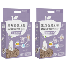 REAL POWER 瑞威 果然香果木砂, 2包, 2.5kg, 紓壓薰衣草