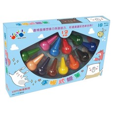 love color 樂彩森林 手握式蠟筆 12色組, 1套, 12色