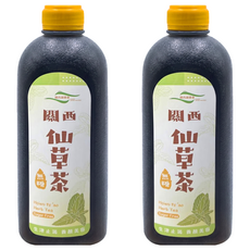 關西鎮農會 仙草茶 無糖, 960ml, 2瓶