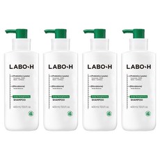 라보에이치 두피강화 클리닉 탈모증상완화 약산성 샴푸, 400ml, 4개