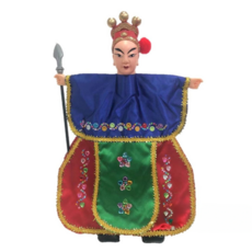 A-ONE 匯旺 披風傳統布袋戲偶 純戲偶 手工製造 禮品 擺設 表演 玩具 長度35公分 寬度25公分, 1個