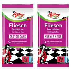 Poliboy 德淨 磁磚專用清潔濕巾 15入 210g, 2個