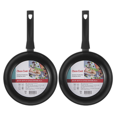 클린쿡 세라믹 IH 인덕션 프라이팬, 24cm, 2개