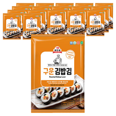 새우표 완도 구운 김밥김, 22g, 18개