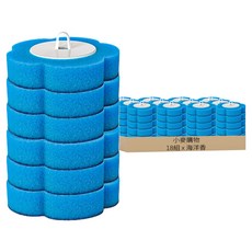 小麥購物 一次性馬桶刷 替換頭 C451 18g, 18組, 藍色