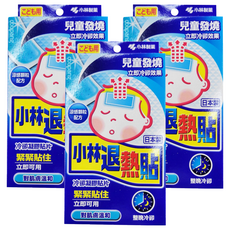 KOBAYASHI 小林製藥 退熱貼 未滅菌 兒童用, 6片, 3盒