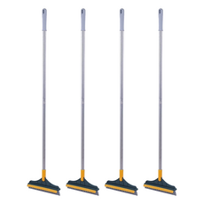 三合一撞色刮條地板刷 不鏽鋼+PP+TPR材質, 2組