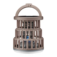 Kinyo 折疊式照明捕蚊兩用燈 咖色, KL-6051