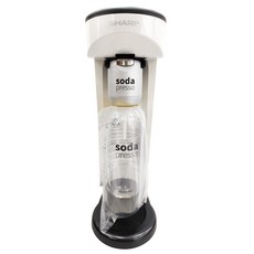 SHARP 夏普 SodaPresso氣泡水機，含750ml水瓶/500ml水瓶/425g CO2氣瓶, CO-SM1T-W