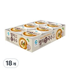 청정원 쌀로만든 멸치 컵쌀국수, 92g, 18개