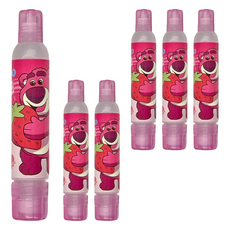 TOY STORY 玩具總動員 熊抱哥雙頭膠水 淺粉色, 6瓶, 35ml