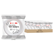 LOTTE 樂天 e.Life 環保衛生盤 10公分, 10入, 8包