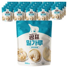 곰표 밀가루 중력 다목적용, 500g, 20개