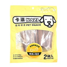 KAZI 卡滋 羊咩咩地瓜秀 2包, 羊肉 + 地瓜, 200g, 1袋
