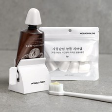 모나코올리브 자동닫힘 위생 알뜰 치약캡 6p, 화이트, 1개