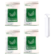 Mega 加厚防塵大容量旅行壓縮收納袋, 2入, 1組, 中80 x 60cm + 抽氣筒4 x 4 x27.5cm