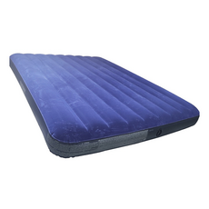 INTEX 植绒線拉空氣床, 203 x 152 x 25cm, 深藍色